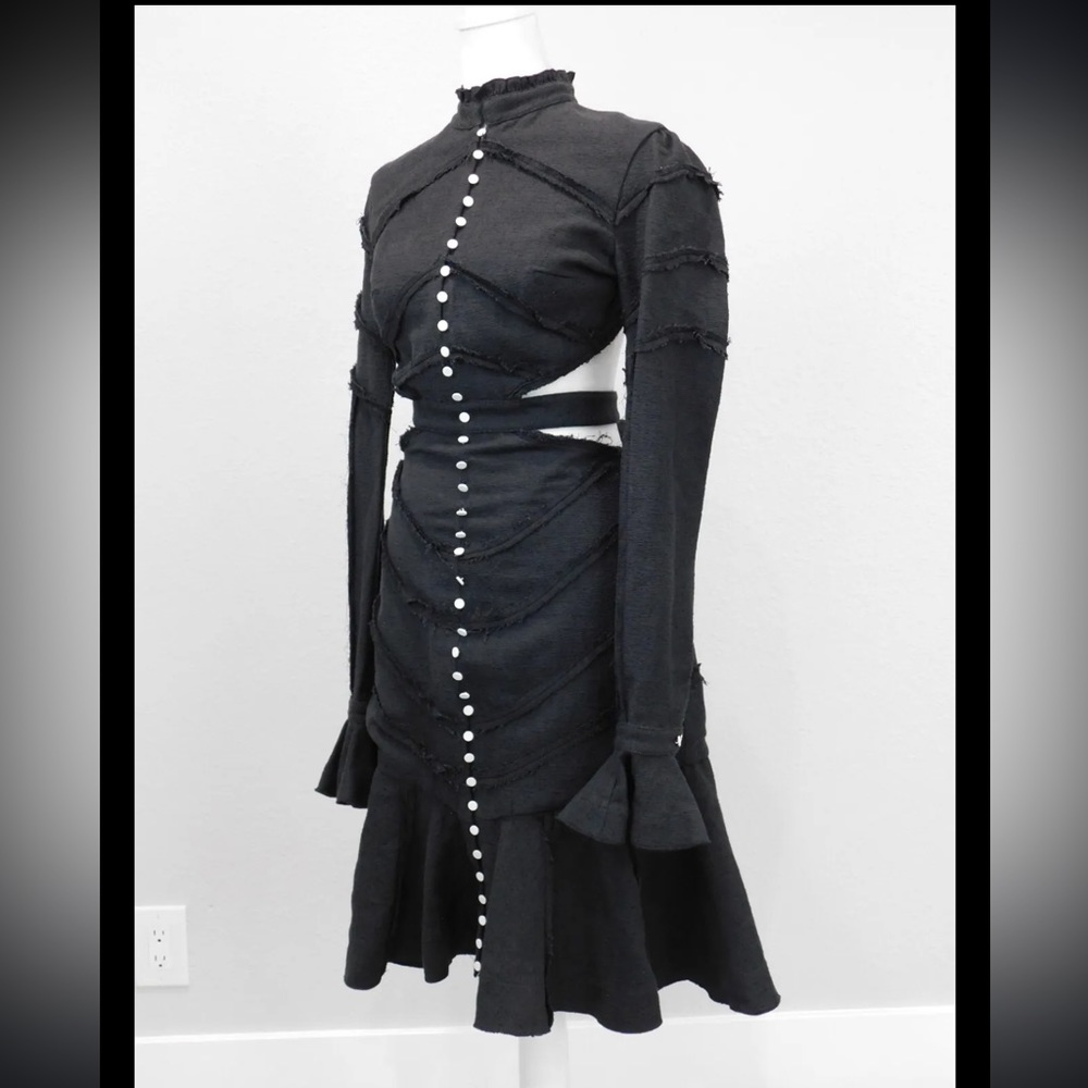 Aje Lady Adella Dress in Black sz 8 - Picture 5 of 6